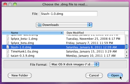 Mac dmg file